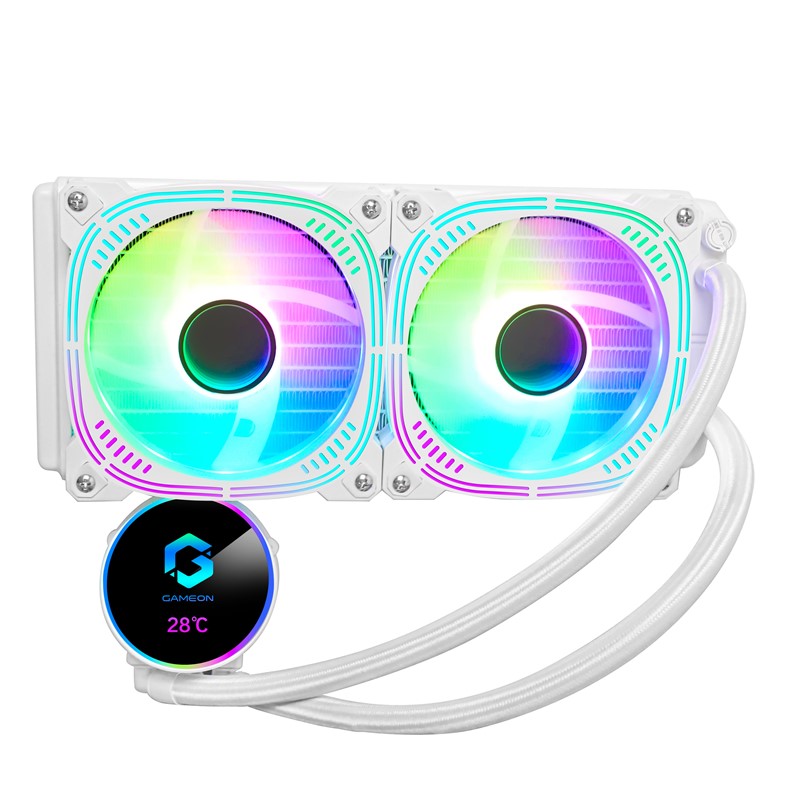 GAMEON KRAKEN A380 240mm Liquid CPU Cooler - White GAMEON KRAKEN A380 240mm Liquid CPU Cooler - White